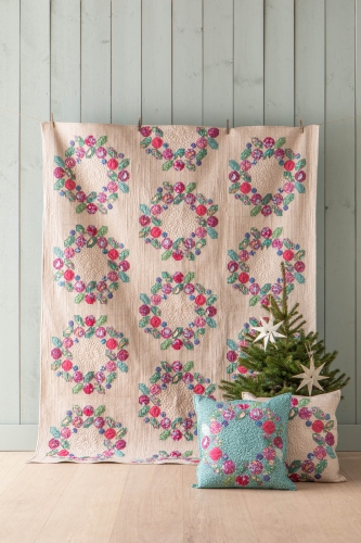 Tilda Patchwork Stoff Baumwolle - Hibernation - Winterrose-Hazel